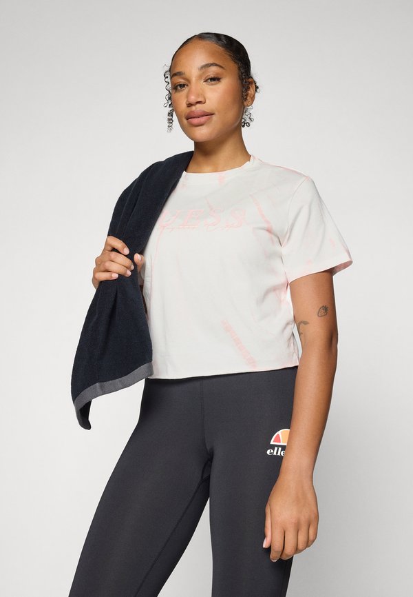 GENZIANA CROP TEE - Print T-shirt4