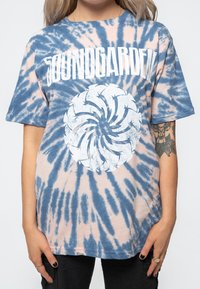 Paradiso Clothing SOUNDGARDEN SWIRL DYE WASH - Print T-shirt - blue