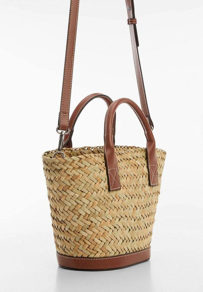 Capazo Playa Mujer Bolso Capazo Rafia Kbas 2107 Natural Mochilas
