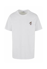PEACE NOODLES TEE EMB - T-Shirt print - white