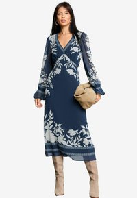 Lipsy REGULAR FIT - V-NECK - Denní šaty - navy