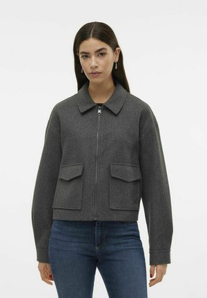 Vero Moda FORTUNE - Lichte jas - dark grey melange