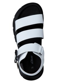 s.Oliver Sandalen met plateauzool - white