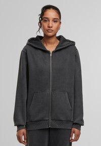 Urban Classics VINTAGE HEAVY - Sweat zippé - magnet