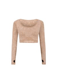 YASMINE SEAMLESS  - T-shirt à manches longues - mottled light brown