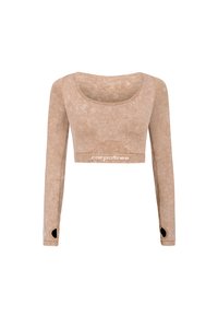 YASMINE SEAMLESS  - Maglietta a manica lunga - mottled light brown