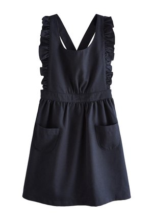 Next, RUFFLE DETAIL PINAFORE - Hverdagskjole - navy blue