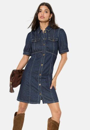 REGULAR FIT - SEAMED DETAIL - Rochie din denim - rinse wash