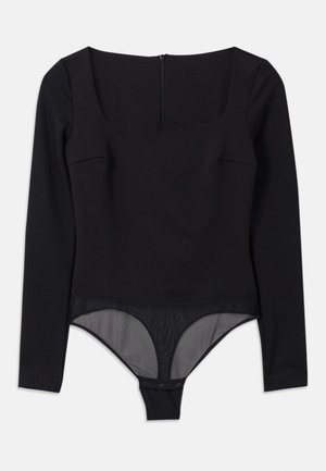 MADEMOISELLE BODYSUIT  THONG - Bluză cu mânecă lungă - black