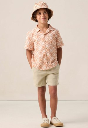 KURZARM MIT SMILEY - Chemise - orange