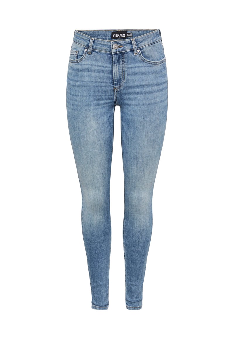 Pieces Jeans Skinny Fit lichtblauw denim