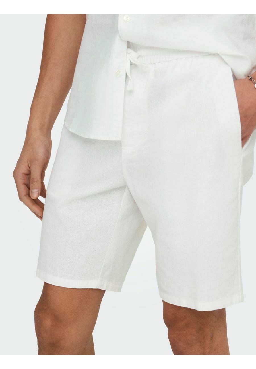 Only & Sons ONSLINUS SHORTS - Shorts - bright white/off-white