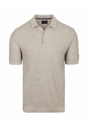 State of Art, STATE OF ART KNITTED POLO - Poloshirt - beige