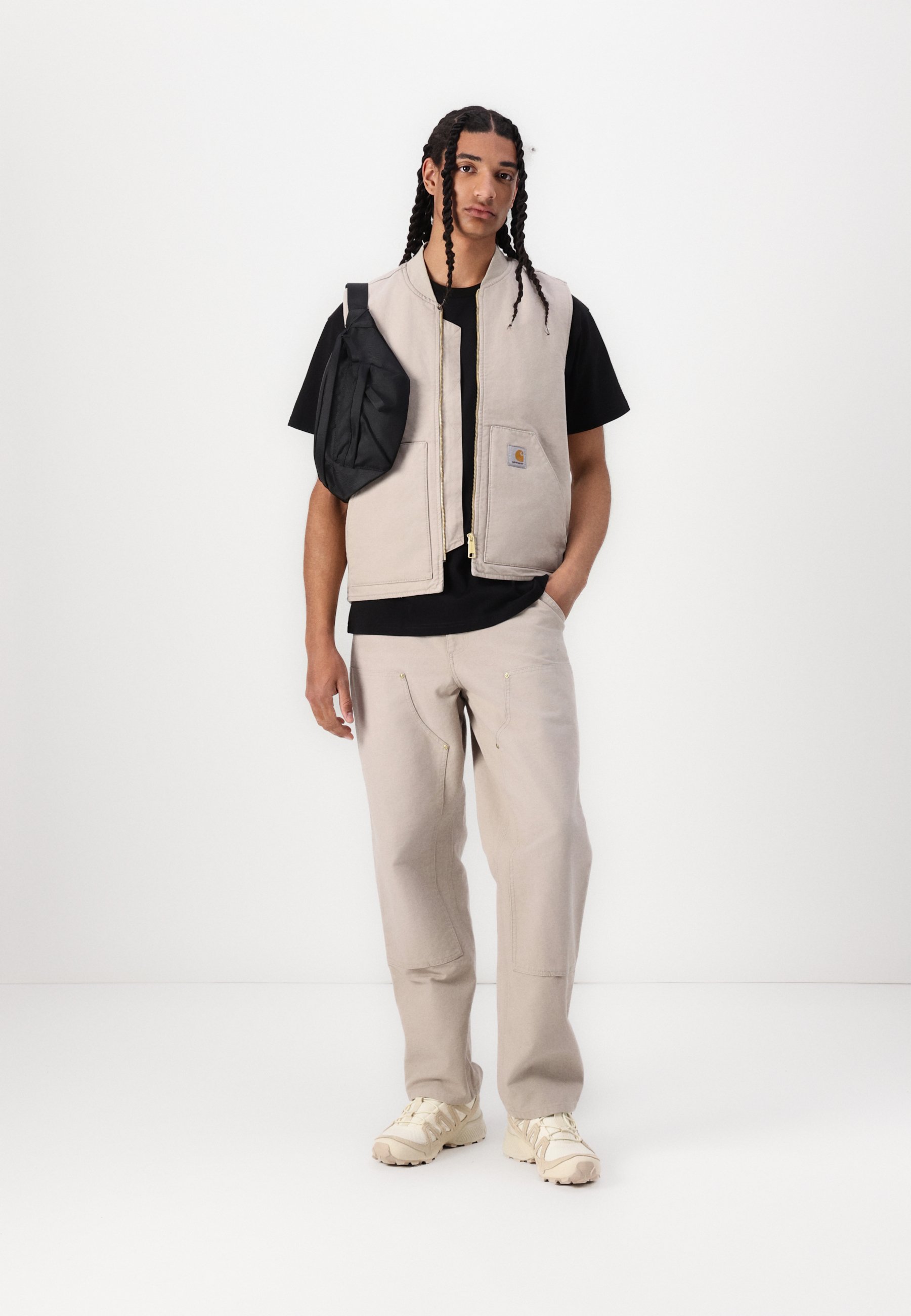 Carhartt WIP CLASSIC VEST - Waistcoat - dusky beige stone/beige