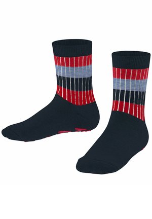 MULTI STRIPE RIB HOMEPADS - Chaussettes - marine