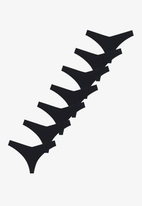 7 PACK - Thong apakšbiksītes - black