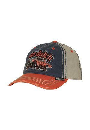 Von Dutch, CASQUETTE BASEBALL AVEC BRODERIE ET EFFET USÉ RETRO MUSCLE - Casquette - bleu