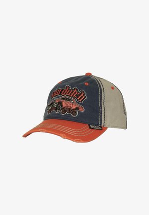 Von Dutch, CASQUETTE BASEBALL AVEC BRODERIE ET EFFET USÉ RETRO MUSCLE - Casquette - bleu