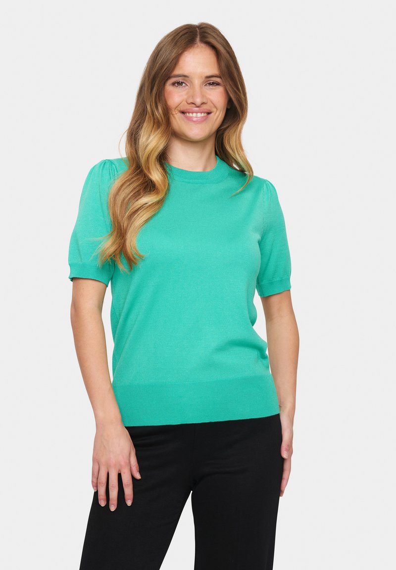 Saint Tropez MILASZ SS - Tricou basic - gumdrop green