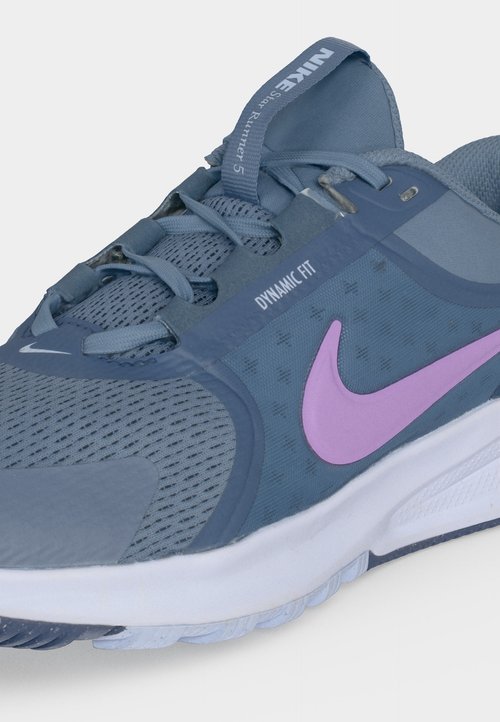 Nike STAR RUNNER 5 GS UNISEX - Road running shoes - ashen slate/violet star/diffused blue/palest purple — photo 7