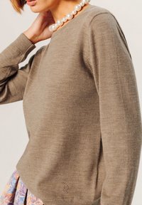 Rodier ROUND-NECK - Strickpullover - beige