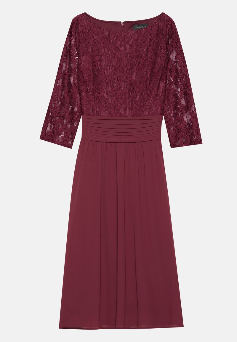 Anna Field Cocktailjurk bordeauxrood Anna Field Cocktailjurk bordeauxrood