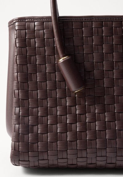 THEMOIRè LEILA MICRO WEAVED - Handtas - ebony
