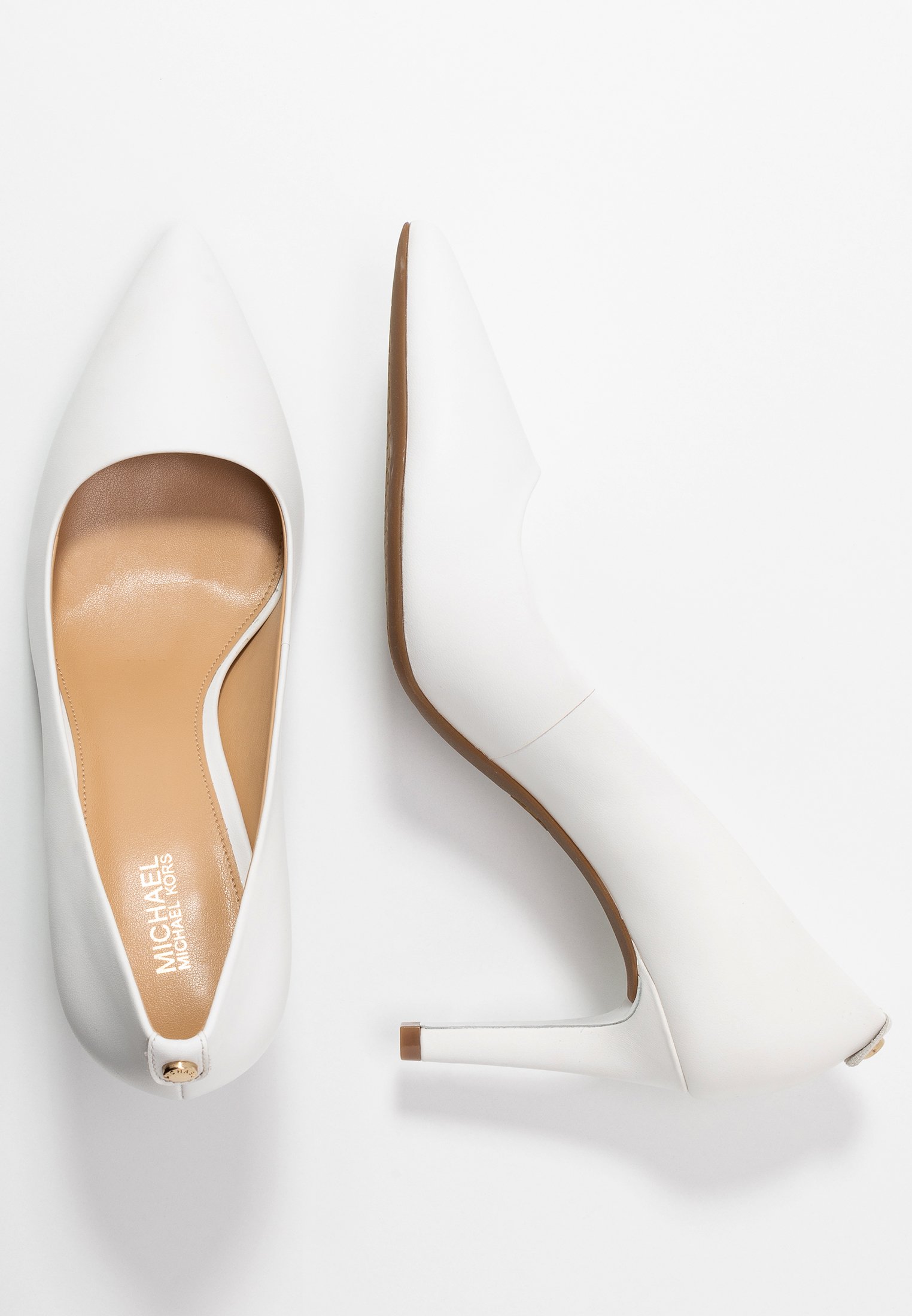 michael kors heels white