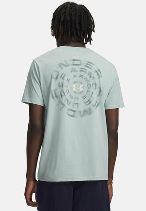 SHORT-SLEEVE GRAPH UA M BLUR WM SS - Camiseta estampada - enamel blue