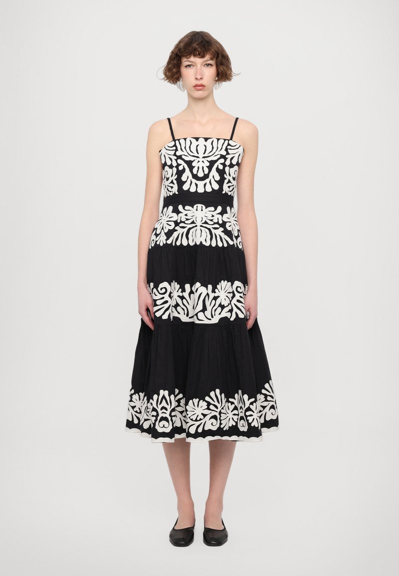 Sea - AGATHE APPLIQUE TANK DRESS - Vestido informal - black, Ampliar