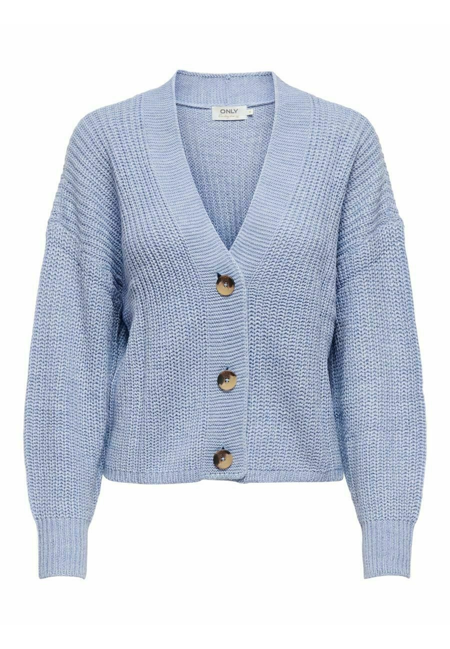Damen Strickjacke Zalando Strickjacke Blau ONLY ONLCAROL NICE
