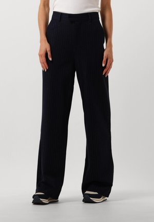 Nukus WIJDE NEW YORK STRIPE - Broek - donkerblauw