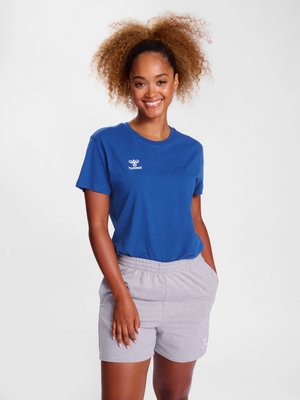 Hummel T-shirt basic - true blue