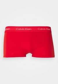 Calvin Klein Underwear LOW RISE TRUNK STRETCH 3 PACK - Cuecas boxer - wave light red/pewter/winterberry