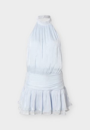 Gina Tricot, HALTER NECK MINI DRESS - Vestito casual - light blue
