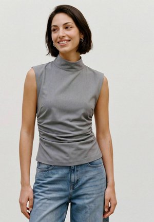 Vero Moda, TOP VMKIMBERLY TOP - Blouse - medium grey melange