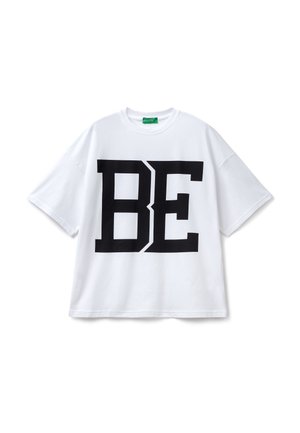 T-shirt print - white