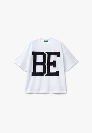 United Colors of Benetton Camiseta estampada - white