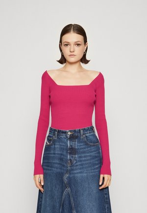 ARIEL SQUARE NECKLINE - Džemper - fuchsia