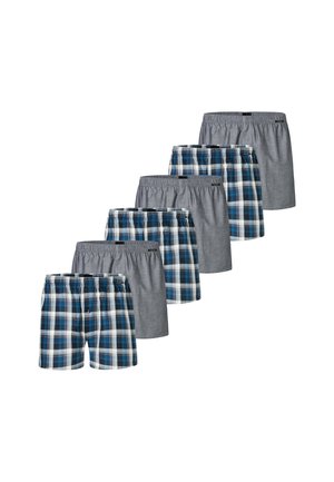 6ER PACK WEB - Boxershorts - blau   grau
