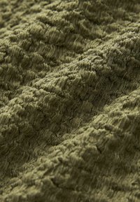 Next SHORT SLEEVE TEXTURED COLUMN  TALL - Maksikleit - khaki green