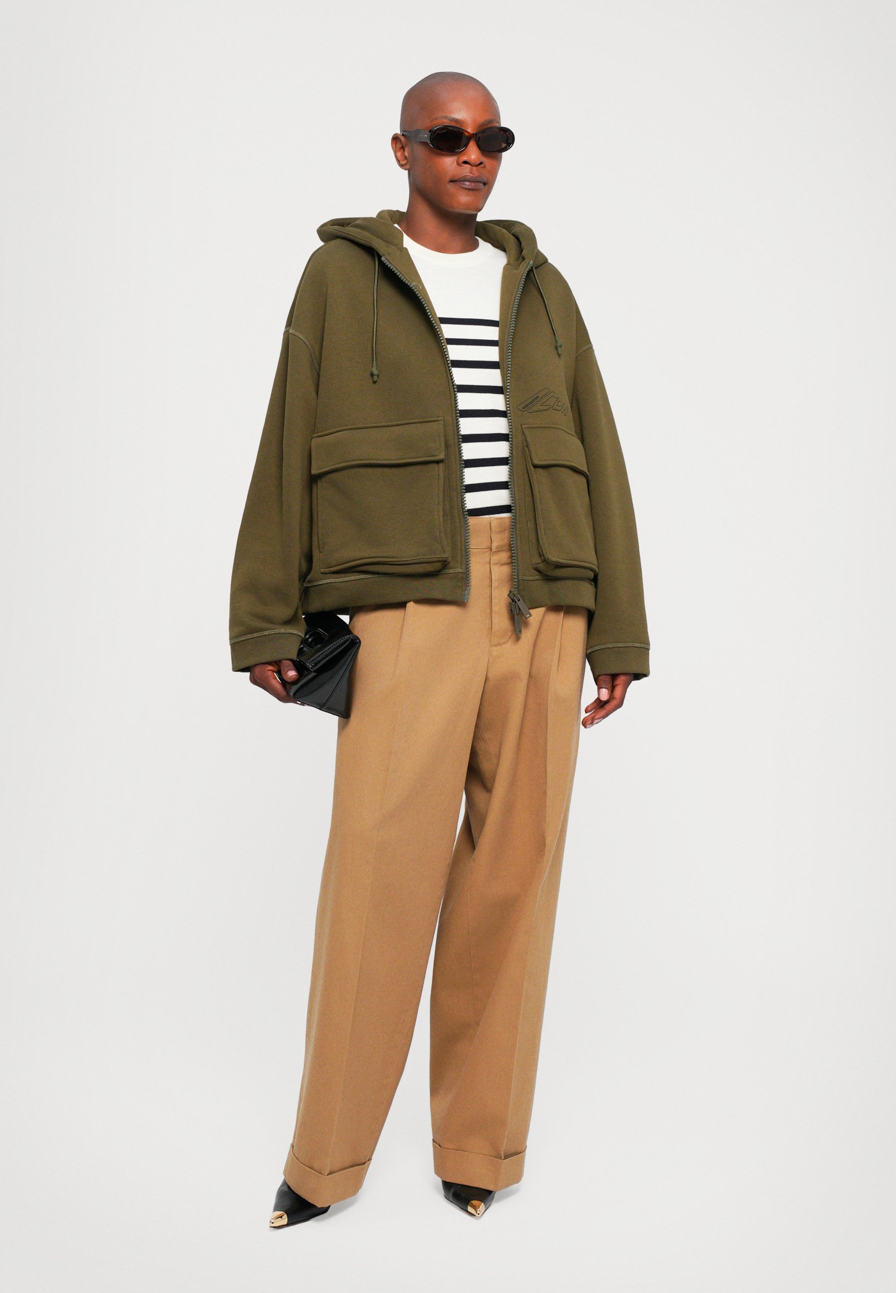 DSQUARED2 ICON BALOON CARGO HOODIE - Zip-up sweatshirt