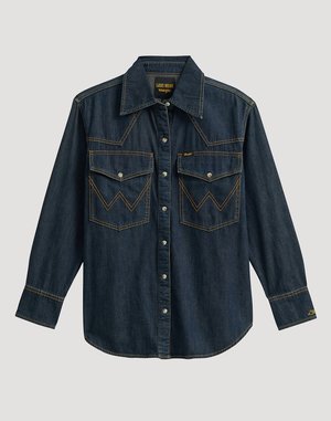 Wrangler, WRANGLER X LAINEY WILSON BOYFRIEND SHIRT - Chemisier - sandrider