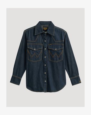 Wrangler, WRANGLER X LAINEY WILSON BOYFRIEND SHIRT - Overhemdblouse - sandrider