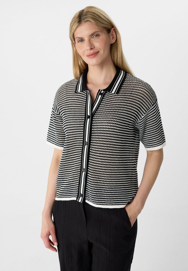 Strickjacke - schwarz