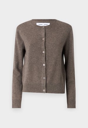 Samsøe Samsøe BOSTON CARDIGAN - Vesta na kopčanje - grey blue mel.