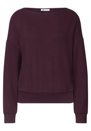 Street One, LANGARM SHIRT MIT ELASTIKBUND - Longsleeve - rustic rouge mel