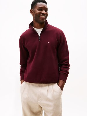 Tommy Hilfiger ESSENTIAL ZIP  - Sweatshirt - deep burgundy