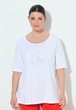 Ulla Popken T-shirts print - snow white