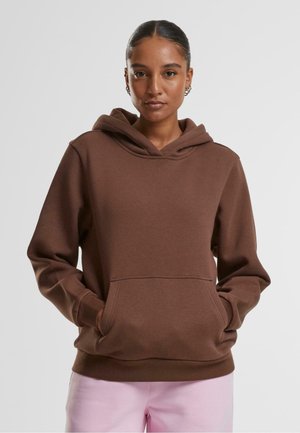 Urban Classics FLUFFY - Hoodie - chocolatebrown